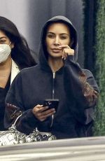 KIM KARDASHIAN Visits Dr. Diamond Clinic in Beverly Hills 08/06/2023