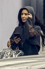 KIM KARDASHIAN Visits Dr. Diamond Clinic in Beverly Hills 08/06/2023