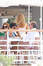 KIMBERLEY GARNER and Andreas Anthis on a Lunch Date in Saint-Tropez 07/31/2023