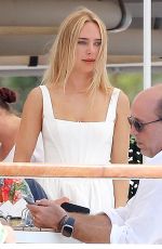 KIMBERLEY GARNER and Andreas Anthis on a Lunch Date in Saint-Tropez 07/31/2023