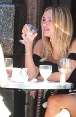 KIMBERLEY GARNER Out for Drinks with a Friend in London 08/21/2023