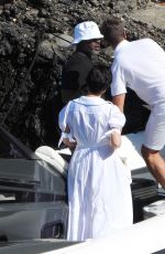 KIRS JENNER and Corey Gamble Arrives at the Dolce & Gabbana Villa in Portofino 08/06/2023