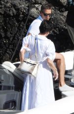 KIRS JENNER and Corey Gamble Arrives at the Dolce & Gabbana Villa in Portofino 08/06/2023