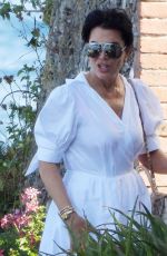 KIRS JENNER and Corey Gamble Arrives at the Dolce & Gabbana Villa in Portofino 08/06/2023