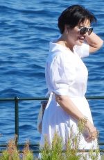KIRS JENNER and Corey Gamble Arrives at the Dolce & Gabbana Villa in Portofino 08/06/2023