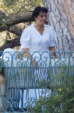KIRS JENNER and Corey Gamble Arrives at the Dolce & Gabbana Villa in Portofino 08/06/2023