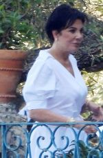 KIRS JENNER and Corey Gamble Arrives at the Dolce & Gabbana Villa in Portofino 08/06/2023