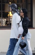 KOURTNEY KARDASHIAN and Travis Barker Out in Los Angeles 08/02/2023