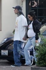 KOURTNEY KARDASHIAN and Travis Barker Out in Los Angeles 08/02/2023