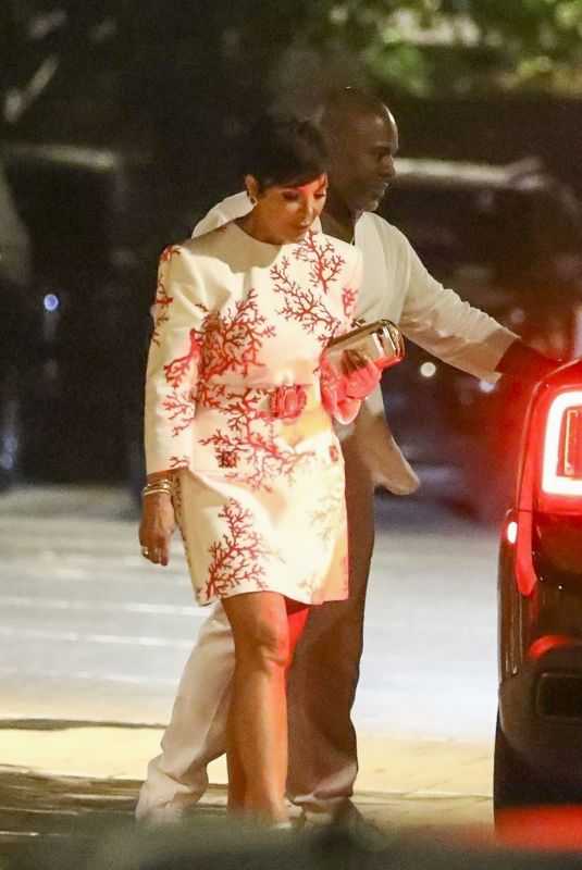 KRIS JENNER Leaves Party Hosted by Jay-Z in Malibu 08/24/2023