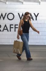 KRISTEN BELL at a Parking Garage in West Hollywood 08/04/2023