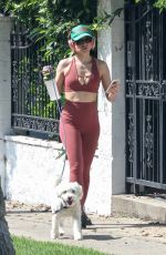 KRISTEN BELL Out for Power Walk with Her Dog in Los Feliz 08/13/2023