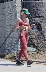 KRISTEN BELL Out for Power Walk with Her Dog in Los Feliz 08/13/2023