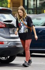 KRISTEN BELL Shopping at Lazy Acres Market in Los Feliz 08/09/2023