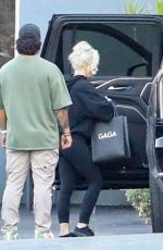 LADY GAGA Leaves a Cafe in Studio City 08/23/2023