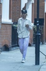 LADY VICTORIA HERVEY Out with Her Dog in Chelsea 08/07/2023