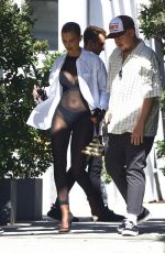 LALA KENT at a Filming Session in West Hollywood 08/05/2023