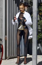 LALA KENT at a Filming Session in West Hollywood 08/05/2023