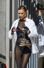 LALA KENT at a Filming Session in West Hollywood 08/05/2023