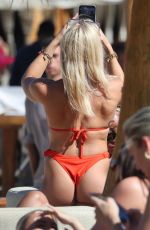 LANA JENKINS, MARY BEDFORD, GABBY ALLEN, TANYA MENHENGA and DAISY TOMLINSON in Bikinis in Mykonos 07/30/2023