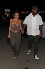 LARSA PIPPEN and Marcus Jordan Out for Dinner at Catch Steak in West Hollywood 08/17/2023