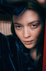 LARSEN THOMPSON at a Photoshoot, August 2023