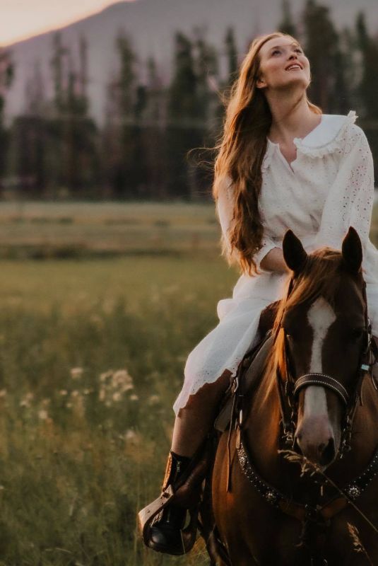 LARSEN THOMPSON at a Photoshoot, July 2023