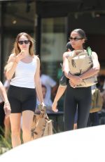 LAURA HARRIER and ALYCIA DEBNAM-CAREY Shopping at Erewhon Market in Los Angeles 08/04/2023