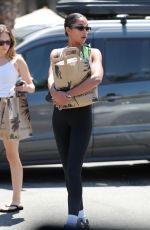 LAURA HARRIER and ALYCIA DEBNAM-CAREY Shopping at Erewhon Market in Los Angeles 08/04/2023