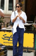 LAURA HARRIER Leaves Lunch in New York 08/15/2023