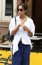 LAURA HARRIER Leaves Lunch in New York 08/15/2023