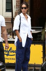 LAURA HARRIER Leaves Lunch in New York 08/15/2023