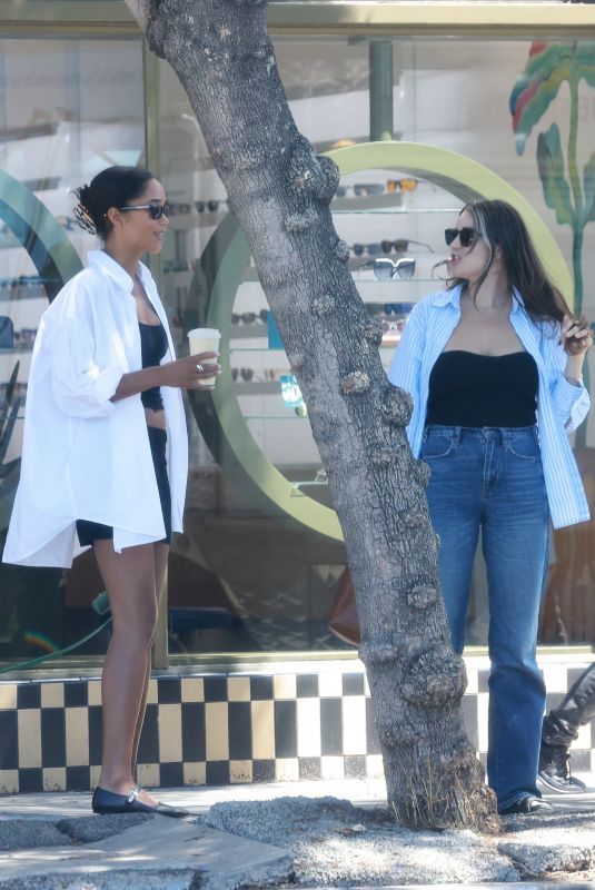 LAURA HARRIER Out for Breakfast with a Friend in Los Feliz 08/27/2023