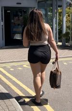 LAUREN GOODGER Heading to a Gym in Essex 08/13/2023