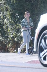 LAUREN PARSEKIAN Out with Her Baby in Los Angeles 08/18/2023