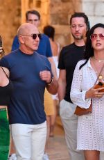 LAUREN SANCHEZ and KATY PERRY Out in Dubrovnik 08/16/2023