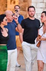LAUREN SANCHEZ and KATY PERRY Out in Dubrovnik 08/16/2023