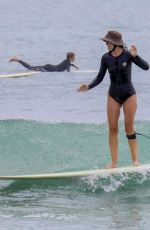 LEIGHTON MEESTER on a Solo Surf Session i  Malibu 08/24/2023