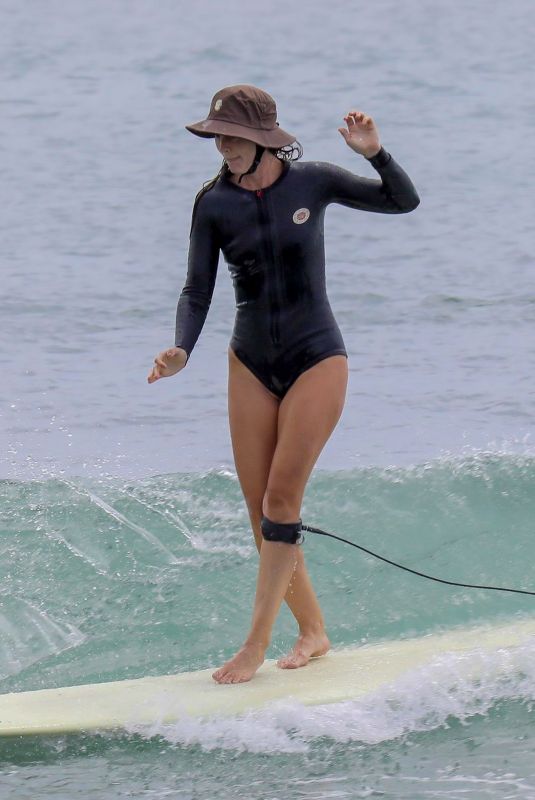 LEIGHTON MEESTER on a Solo Surf Session i  Malibu 08/24/2023