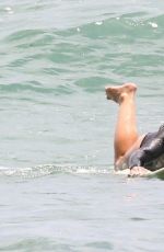 LEIGHTON MEESTER Out Surfing in Malibu 08/12/2023