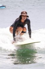 LEIGHTON MEESTER Out Surfing in Malibu 08/12/2023