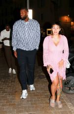 LESANIK and Greg Monroe Night Out in St Tropez 08/29/2023