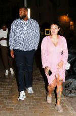 LESANIK and Greg Monroe Night Out in St Tropez 08/29/2023