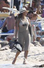 LILLY BECKER and SANDY MEYER WOLDEN at a Beach in Sardinia 07/30/2023