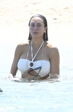 LILLY BECKER and SANDY MEYER WOLDEN at a Beach in Sardinia 07/30/2023