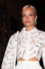 LILY ALLEN Leaves Duke of York Theatre After Her Performance in London 08/17/2023