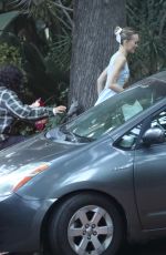 LILY-ROSE DEPP and 070 SHAKE Arrives at a Friend