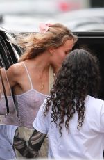 LILY-ROSE DEPP and 070 SHAKE Out in West Hollywood 07/31/2023