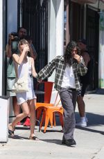 LILY-ROSE DEPP and 070 SHAKE Picking up Armenian Pastries in West Hollywood 08/03/2023