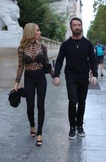 LISA HOCHSTEIN and Jody Glidden Leaves Their Hotel in Paris 07/31/2023